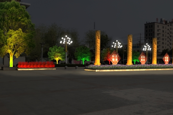 公園廣場亮化-點(diǎn)綴城市的夜晚